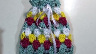 How to Crochet sachet  pouch [upl. by Etessil]