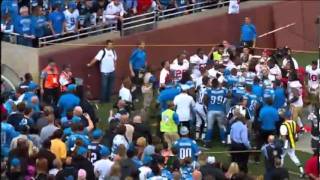 Lions vs 49ers 2011 Coaches Fight And jim says what the FU [upl. by Eillime]