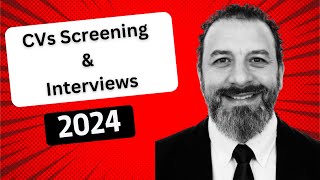 ادارة الموارد البشرية  احترف CVS screening and interviews في 2024 [upl. by Dora]