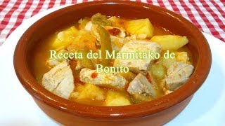 Receta fácil del marmitaco de bonito o atún [upl. by Eneloj840]