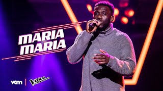 Brandon  Maria Maria  The Blind Auditions  The Voice van Vlaanderen  VTM [upl. by Anh]