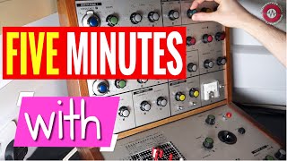 5 MINUTES WITH  EMS VCS3 Synthesizer [upl. by Aggy]