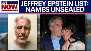 Jeffrey Epstein list Unsealed documents in Ghislaine Maxwell lawsuit released  LiveNOW from FOX [upl. by Ailat839]