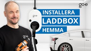 Installera laddbox Hur installerar man laddbox hemma [upl. by Glassman268]