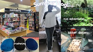 Summer Reset Vlog☀️ closet cleanout👚 crochet projects🧶 book shopping📚 nyc adventures🏞 [upl. by Adnohser542]