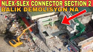 Balik Demolisyon na NLEXSLEX CONNECTOR SECTION 2 RAMON MAGSAYSAY BLVD update 12142023 [upl. by Ellirpa]