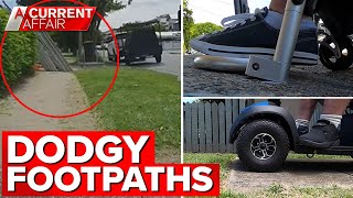 Wheelchair users expose dodgy footpath obstacles  A Current Affair [upl. by Notirb]