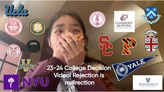 2324 College Decision Reaction I applied to 20 colleges here are my results [upl. by Eolhc]