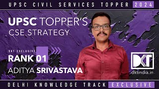 Rank 1 UPSC CSE 2023 Aditya Srivastavas Strategy  रैंक 1 CSE 2023 आदित्य श्रीवास्तव की स्ट्रेटेजी [upl. by Atisor]