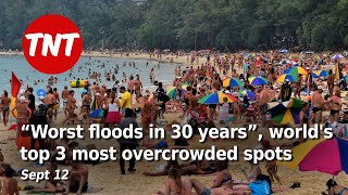 “Worst floods in 30 years” Top 3 most overcrowded spots are in Thailand  Sept 12 [upl. by Ri]