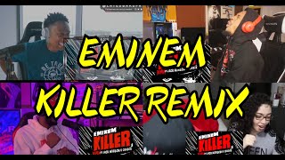 EMINEM ft Jack Harlow Cordae  KILLER REMIX  UNCUT REACTION MASHUP [upl. by Eoj752]