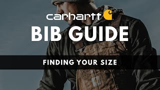 Finding Your Size in Carhartt Bib Overalls [upl. by Eelrefinnej655]