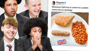 British Highschoolers react to British Food Memes [upl. by Aneris624]