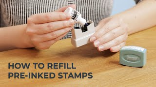 How to Refill PreInked Stamps [upl. by Georas]