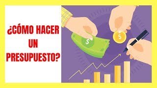 ¿CÓMO HACER UN PRESUPUESTO PERSONAL✅🔥 Claves para MEJORAR tus FINANZAS PERSONALES HOY MISMO [upl. by Annmarie]