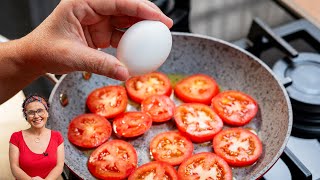 TEM OVO E TEM TOMATE BORA APRENDER A FAZER ESSA RECEITA FÁCIL E DELICIOSA [upl. by Townie]