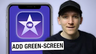 How to Use Green Screen Effect in iMovie on iPhone [upl. by Annalee]