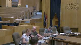 Natrona County Parks Board Meeting  July 11 2024 [upl. by Yewed754]