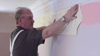 How to Apply Lincrusta Friezes [upl. by Genovera]