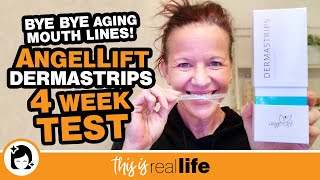 Bye Bye Aging Mouth Lines AngelLift Dermastrips 4 Week Test  THIS IS REAL LIFE [upl. by Ecinehs476]