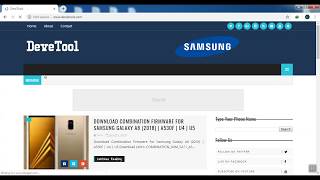 Download Combination Firmware For Samsung Galaxy A8 2018  A530F  U4  U5 [upl. by Manouch77]