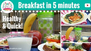 3 HEALTHY AND QUICK BREAKFAST IDEAS  Mexican Food  Spicy Latina Mom [upl. by Crowell821]