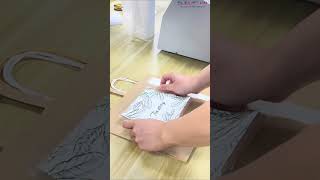 Customize Paper Bags Easily  UV6090F Star V Flatbed UV Printer [upl. by Nanis]