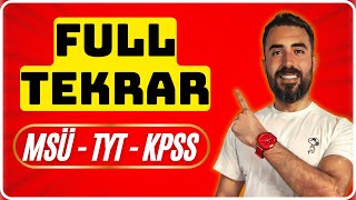 MSÜ KPSS TYT TÜRKÇE FULL TEKRAR 2024 🔴MSÜ FULL TEKRAR KPSS FULL TEKRAR ile Sınavı FULLEYECEKSİN [upl. by Junette659]