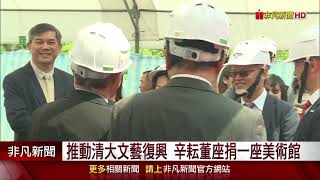 辛耘董事長謝宏亮慷慨捐了一座美術館給母校清大，樂看AI帶來強勁的營運動能。 [upl. by Nalod]