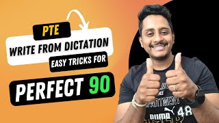 PTE Write from Dictation 2023  Easy Tricks for a 90  PTE Skills Academic [upl. by Ibrek927]