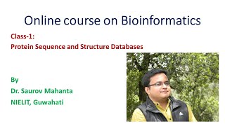 Protein Sequence and Structure Databases by Dr Saurov Mahanta [upl. by Charla345]