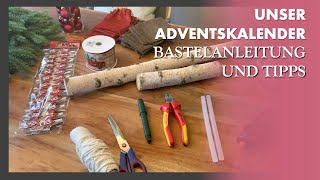 Adventskalender selbst basteln 🎄❤️📆 Tipps und Tricks  budgetfreundlich und vom Garten inspiriert [upl. by Yrkcaz]