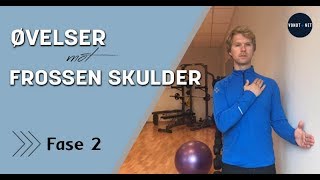 Frossen Skulder Øvelser  Fase 2 [upl. by Dam]