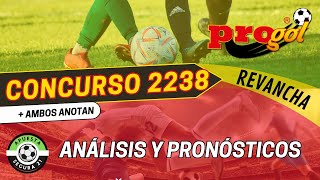 Progol â€‹â€‹â€‹â€‹â€‹ Revancha 2238  PRONÃ“STICOS [upl. by Anahsat52]