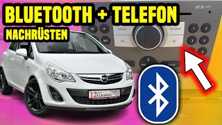 Opel Radio CD30 Mp3 Bluetooth nachrüsten [upl. by Zzaj]