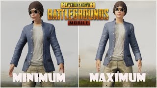 PUBG Mobile  Min Graphics vs Max Graphics Extreme Framerate HDR Graphics [upl. by Llerruj]