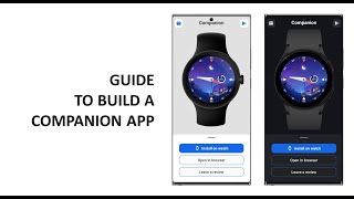 Creating a Wear OS companion app for your watch face [upl. by Fugere]