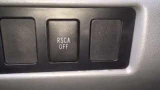 Roll Sensing Curtain Airbag RSCA Off Button On Toyota Tundra [upl. by Lenneuq]