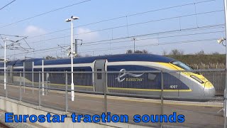 Eurostar e300 VS e320 traction motor sounds [upl. by Piper]