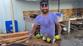 lukananie curry at the backyard Guyanese food [upl. by Gnilrad323]