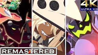 GUILTY GEAR Xrd REV 2  All Character Instant Kills Remastered 4K [upl. by Nnaeoj88]