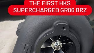 The First HKS GT2 SUPERCHARGED GR86 BRZ ZN8 ZD8 [upl. by Nehgaem]