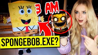 DO NOT WATCH SPONGEBOB AT 3AM OR SPONGEBOB WILL APPEAR SUMMONING SPONGEBOB SCARY IT WORKED [upl. by Mihe764]