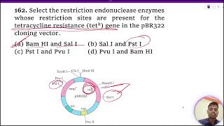 Select the restriction endonuclease enzymes whose restriction sites are present for the tetracycline [upl. by Ventre623]