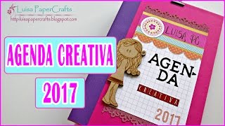 TUTORIAL Carpeta para mi AGENDA creativa  Cómo hacer una carpeta  DIY Scrapbook Luisa PaperCrafts [upl. by Stephi776]