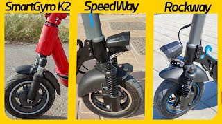 Smartgyro K2 vs Rockway vs Speedway ✅ COMPARATIVA y DIFERENCIAS  ¿Que patinete es mejor [upl. by Hsejar]