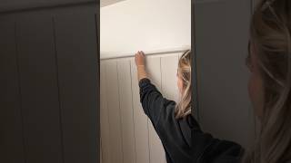 Vertical shiplap in the guest bathroom renovationlife diy bathroommakeover renovation bathroom [upl. by Efar]