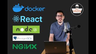 Dockerizing a React application with Nodejs Postgres and NginX  dev and prod  step by step [upl. by Acissaj801]