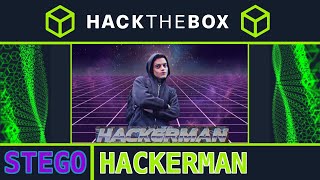 Hackerman easy HackTheBox Stego Challenge steghide [upl. by Romeon]