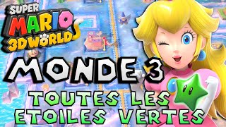 TOUTES LES ÉTOILE VERTE DU MONDE 3  SUPER MARIO 3D WORLD [upl. by Belac972]